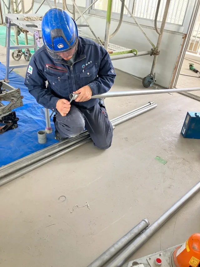 作業中スタッフ