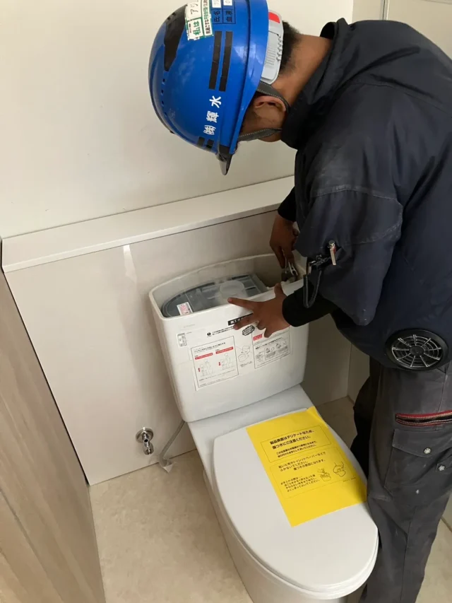 作業中スタッフ